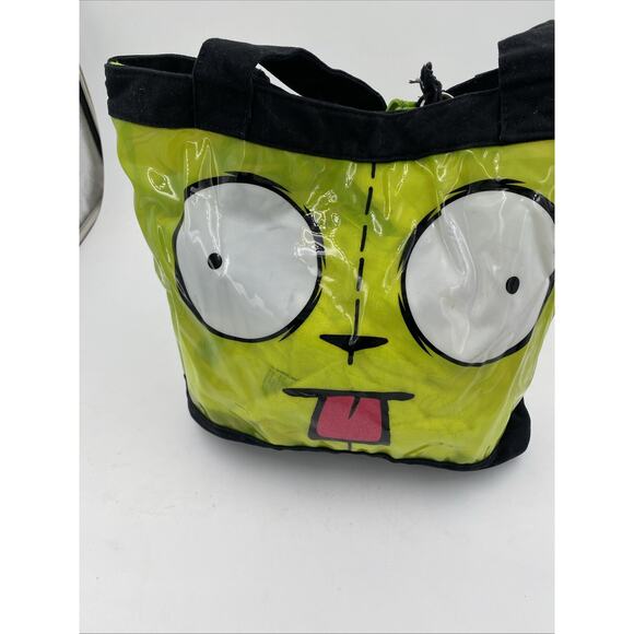 Hot Topic Handbags - Very RARE 2012 Hot Topic Invader Zim Cupcake Beach Tote Bag Purse Money Pouch